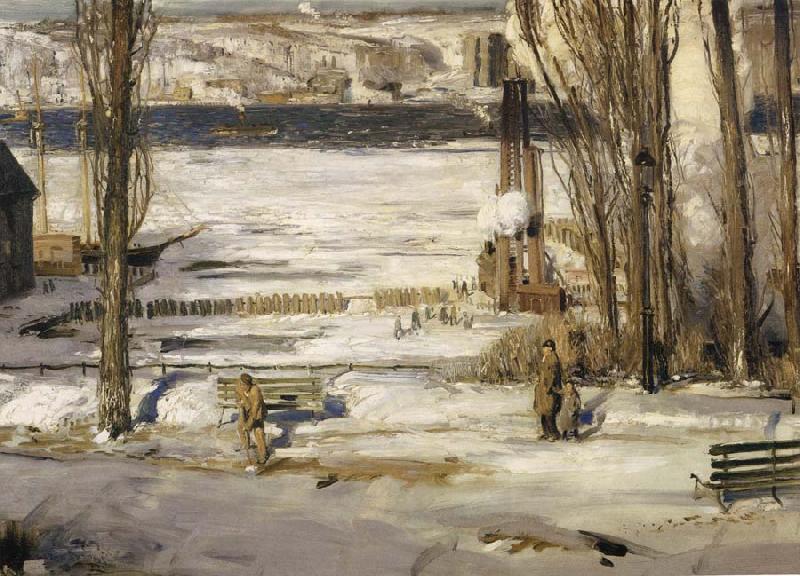 George Wesley Bellows A Morning Snow oil painting picture